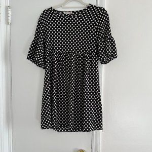Polka dot dress made in italy